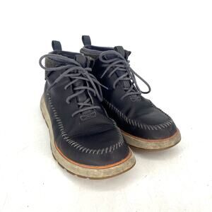 Chaco Dixon Mid Denim Blue Leather Chukka Boot Mens Size 10.5